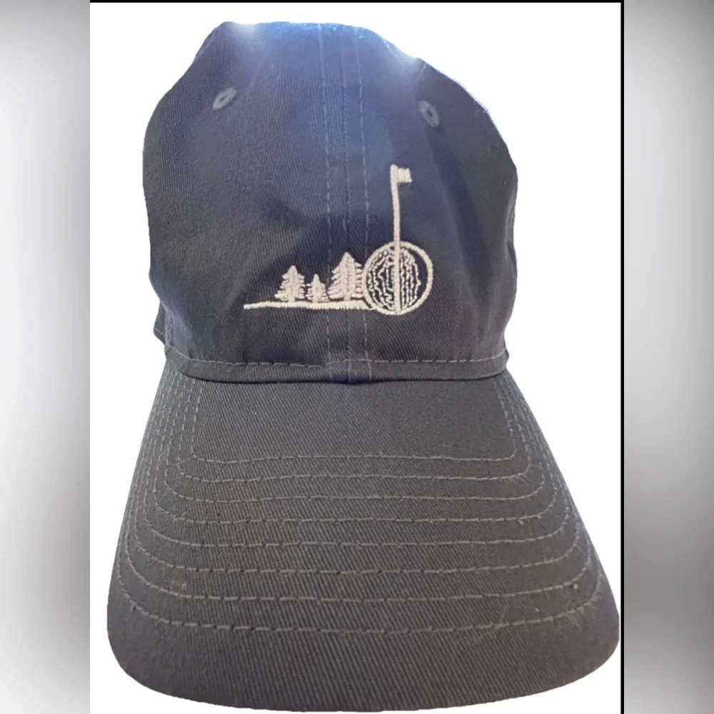 9TWENTY Golf Cap with Embroidered Trees, Tee Flag and Ball on Front